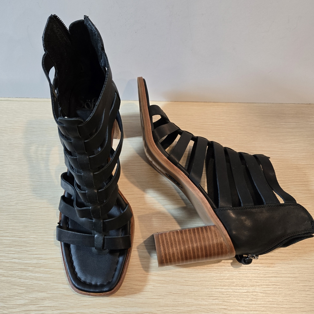 Sofft Strappy Heeled Fisherman Gladiator Sandals